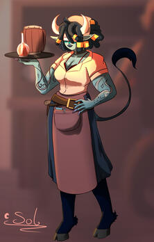 DND character tavern keeper design