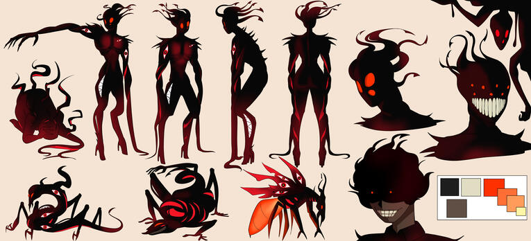 Commission piece for Cucuy's vtuber character sheet