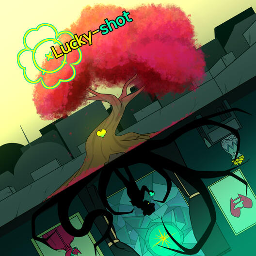 Luckyshot title cover for the series