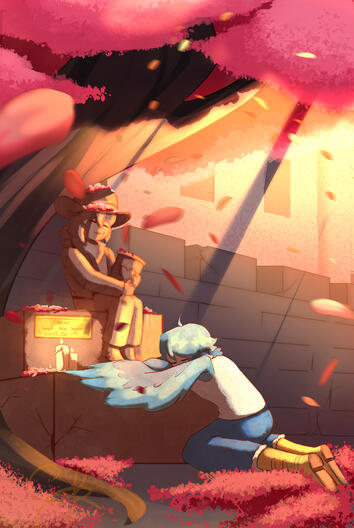 Undertale yellow illistration_ 2nd Aniversary a 2nd aniversary illistration for undertale yellow
